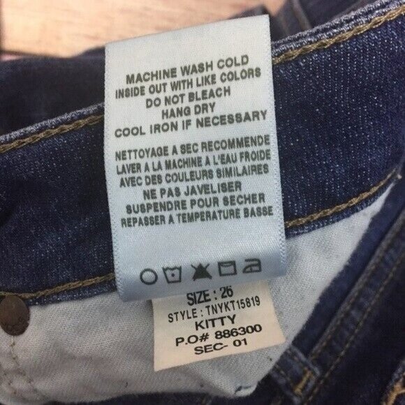 Joe’s Jeans Clean Cuffed Midrise Crop in Kitty Medium Wash Rolled Cropped 26 - Picture 3 of 7